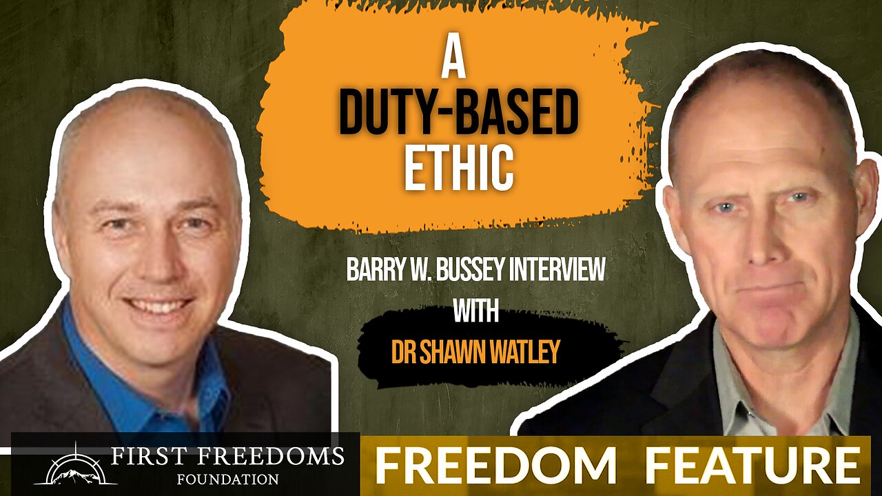 A Duty Based Ethic – Interview with Dr. Shawn Whatley Part Two