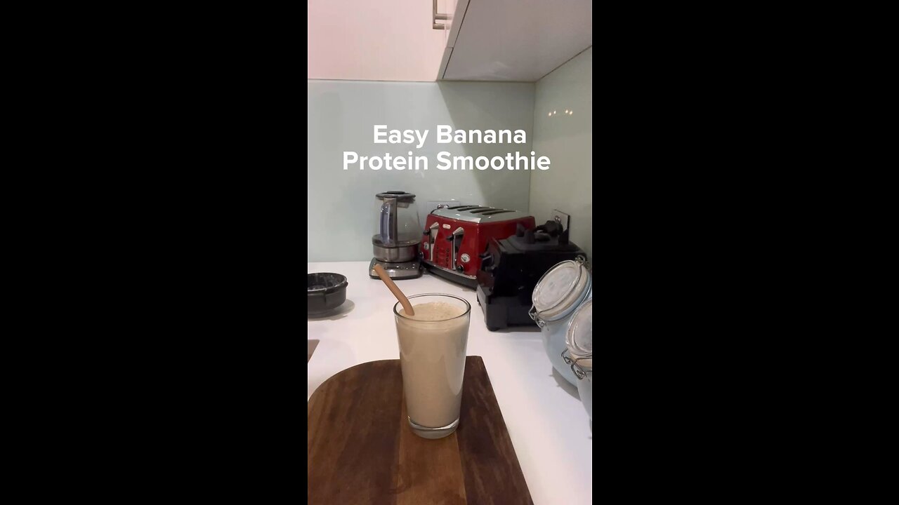 Banana protein shake