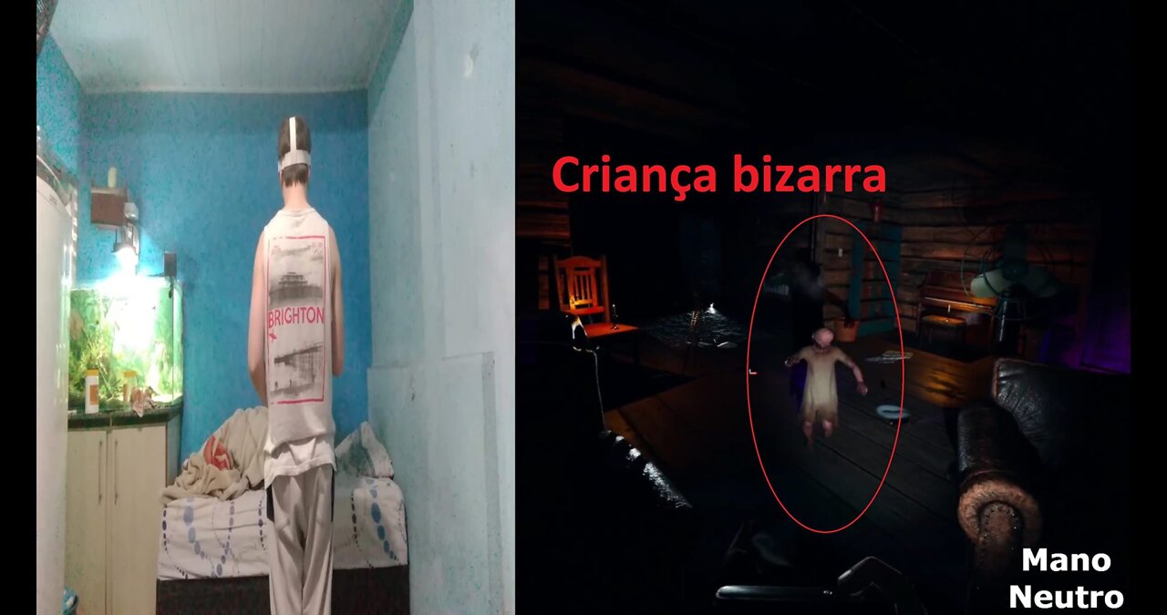 Phasmophobia VR criança bizarra