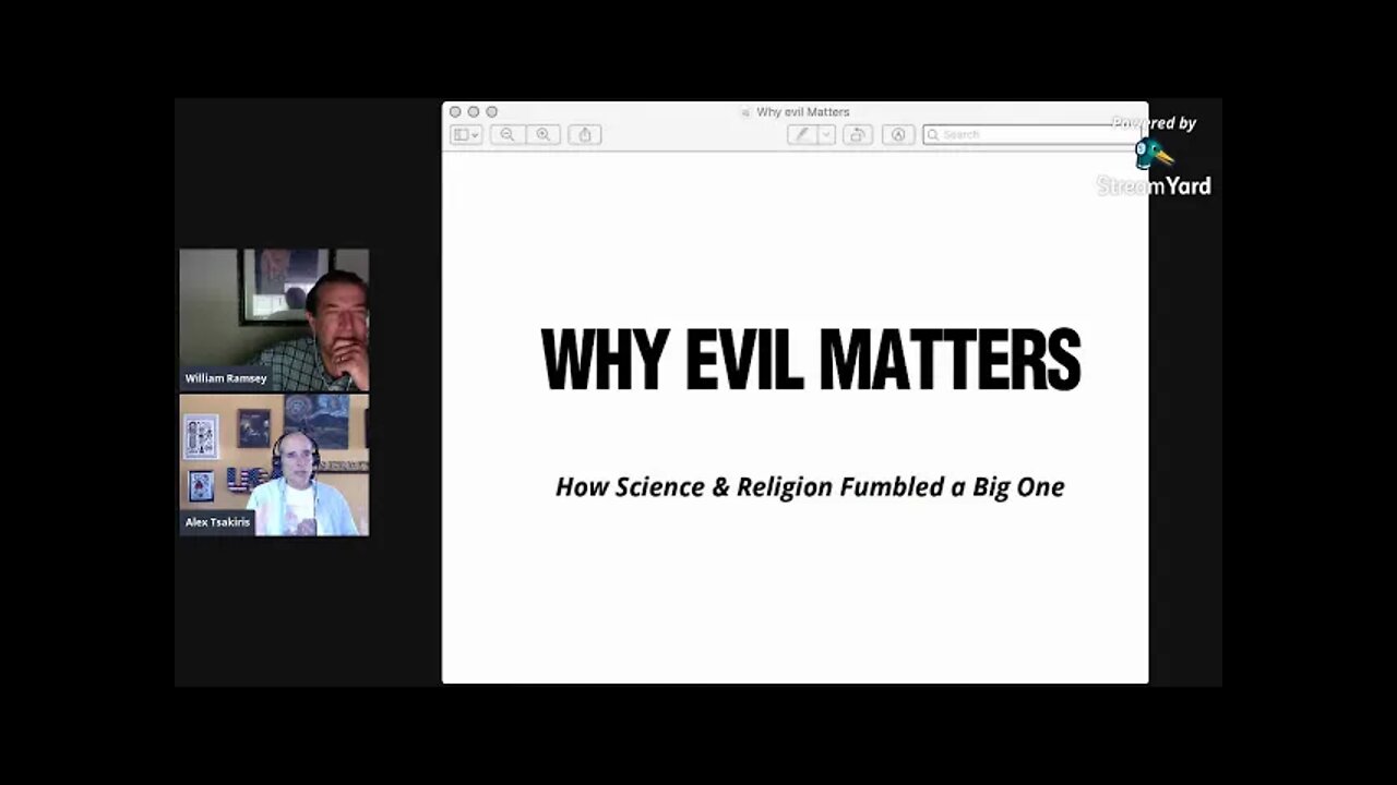 Author Alex Tsakiris discusses his book Why Evil Matters: