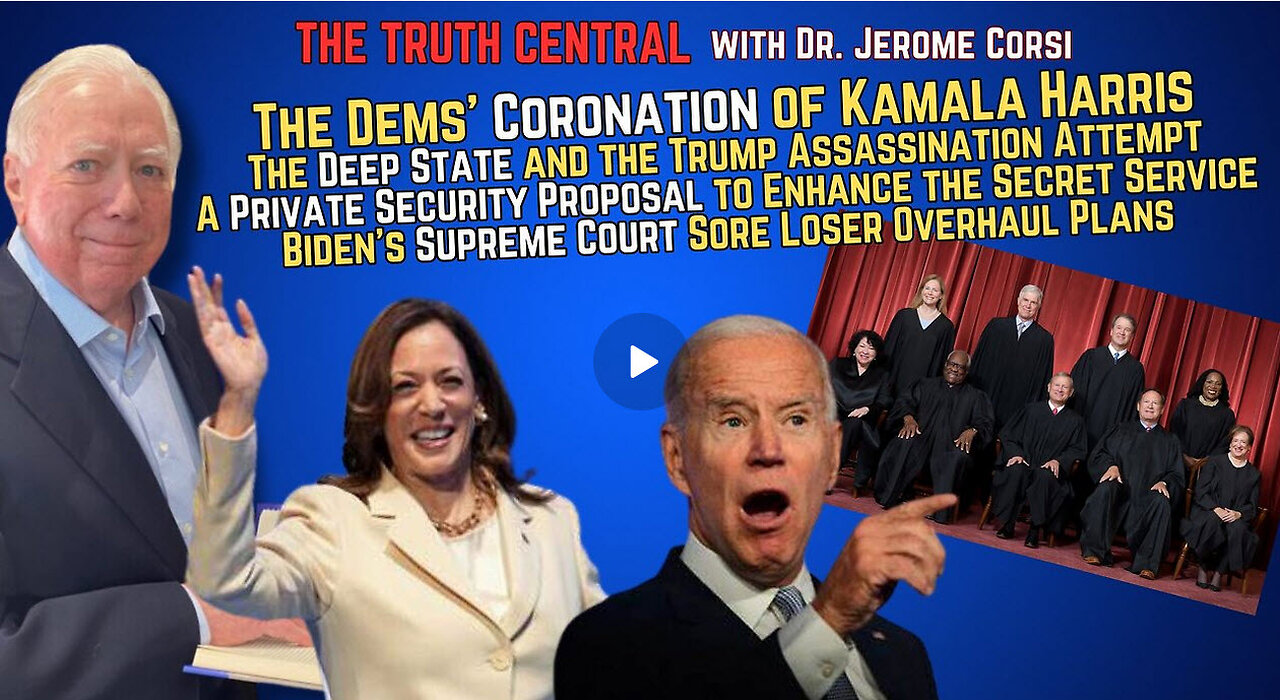 The Coronation of Kamala and Biden's SCOTUS Sore Loser Plan