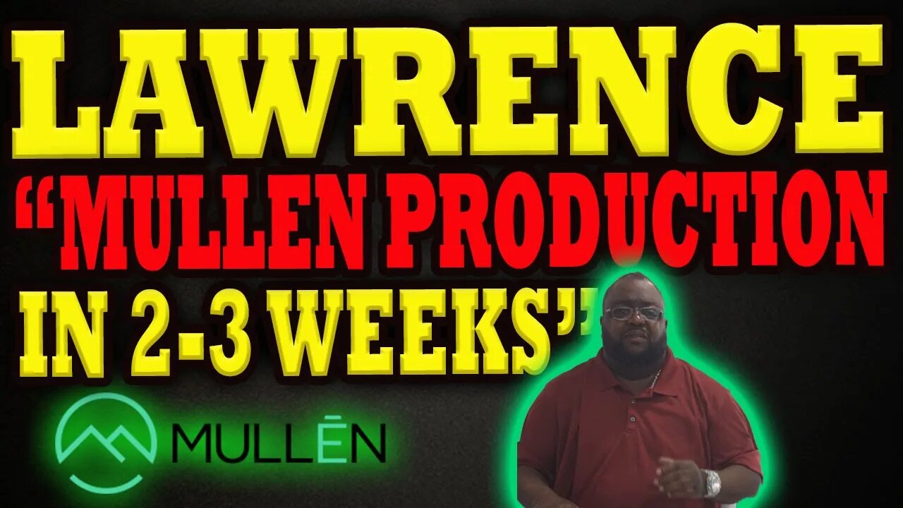 🔴 NEW LIVE Lawrence Hardge Interview │ $MULN #muln Mullen Investors MUST WATCH