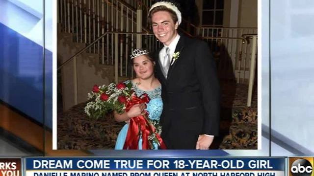 Teen with Down Syndrome crowned prom queen at North Harford High School