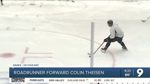 Former Sun Devil Colin Theisen on Tucson ice