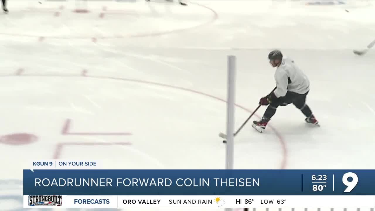 Former Sun Devil Colin Theisen on Tucson ice
