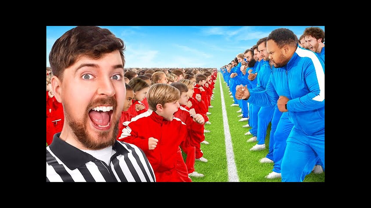 100 Kids Vs 100 Adults for $500, 000