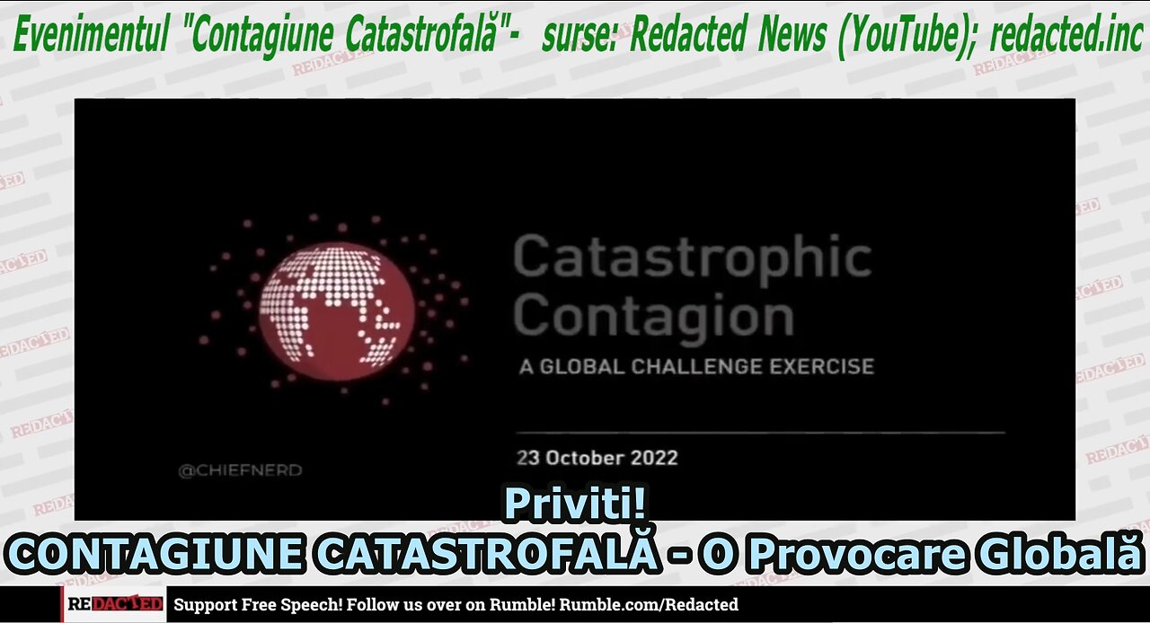 CONTAGIUNE / CONTAMINARE CATASTROFALĂ -Bill Gates, următoarea dată a pandemiei și locația REDACTED