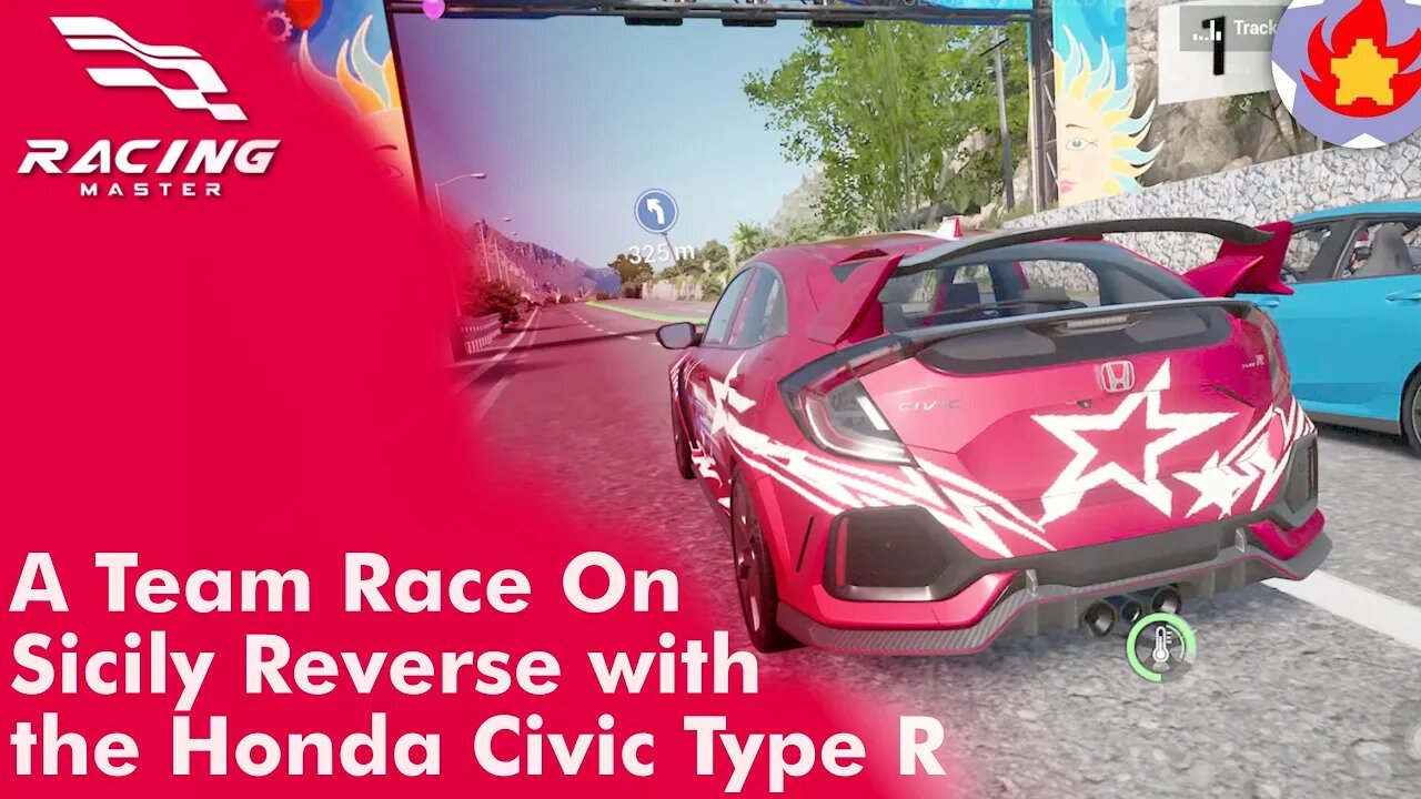 A Team Race On Sicily Reverse with the Honda Civic Type R | Racing Master