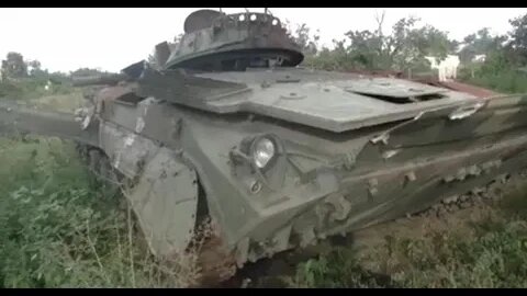 Destroyed Nazi equipment in the direction of their attack on Kherson