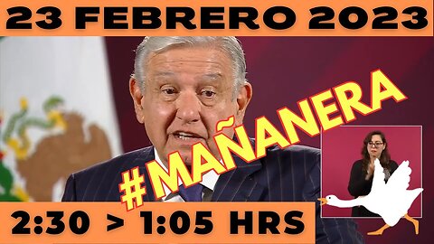 💩🐣👶 #AMLITO | Mañanera Jueves 23 de Febrero 2023 | El gansito veloz de 2:30 a 1:05.