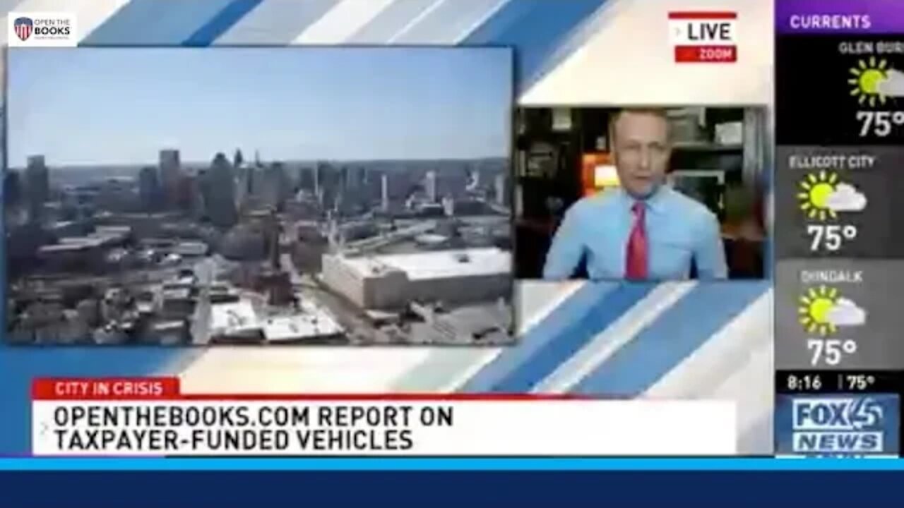 Fox45: Baltimore - Taxpayer Funded Vehicles