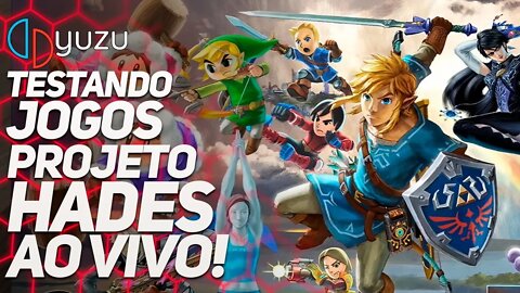 yuzu | PROJETO HADES SAIU! TESTANDO JOGOS AO VIVO! i5 9300h + GTX 1650