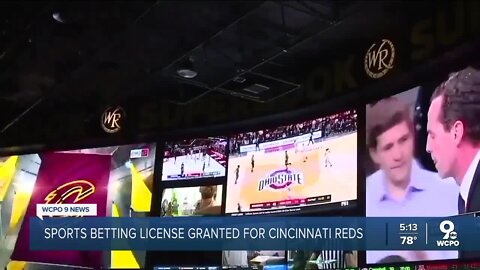 Sports betting license granted for Cincinnati Reds