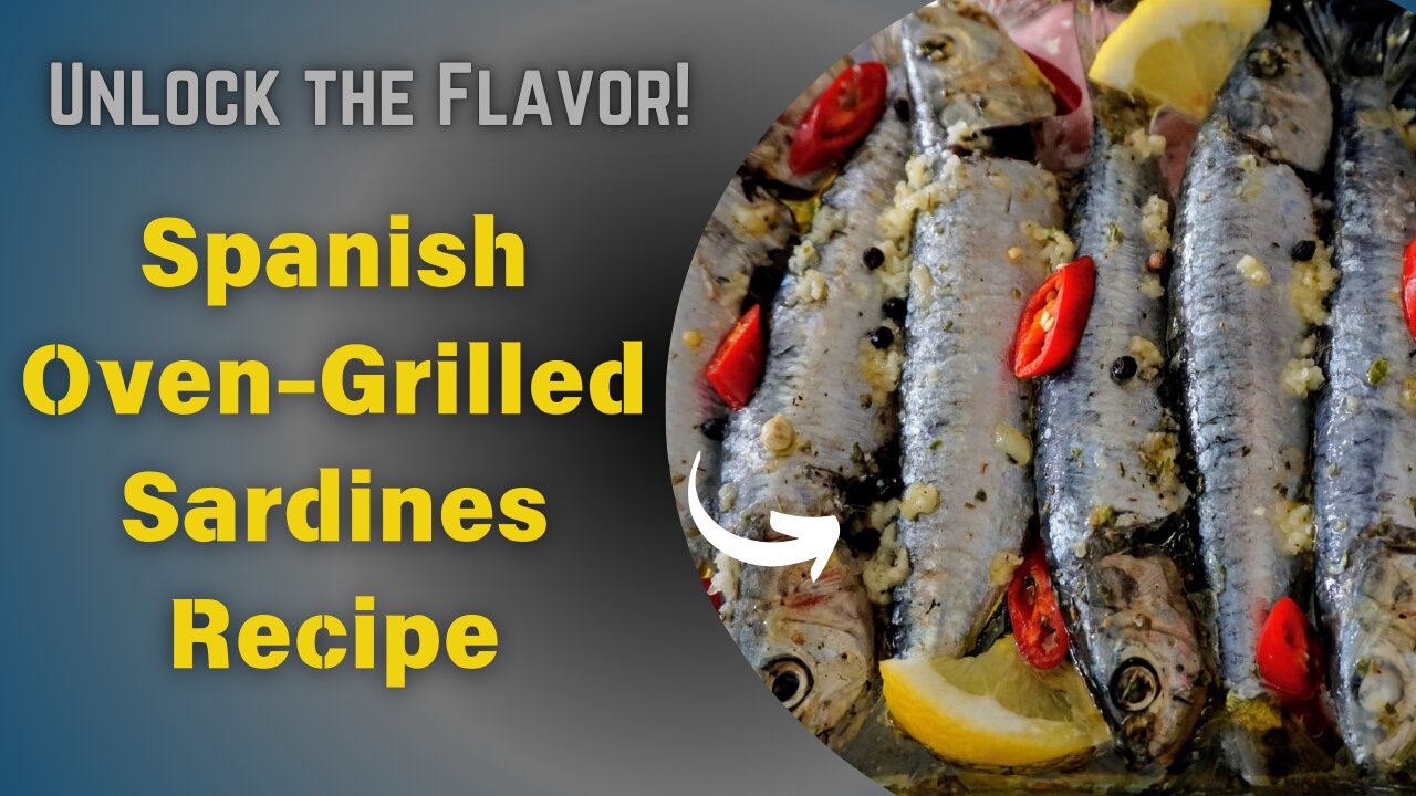 Spanish Secret! Oven-Grilled Sardines (Sardinas al Horno) 🇪🇸