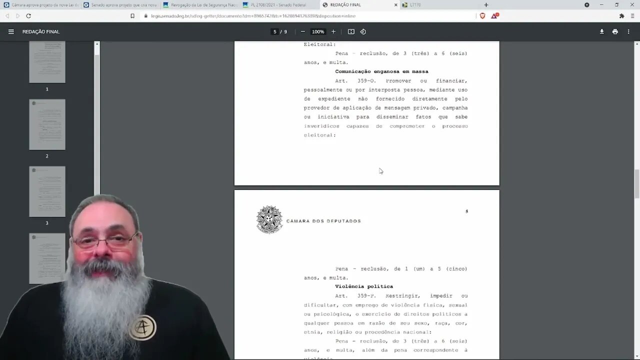 Acabou mesmo a lei de segurança nacional