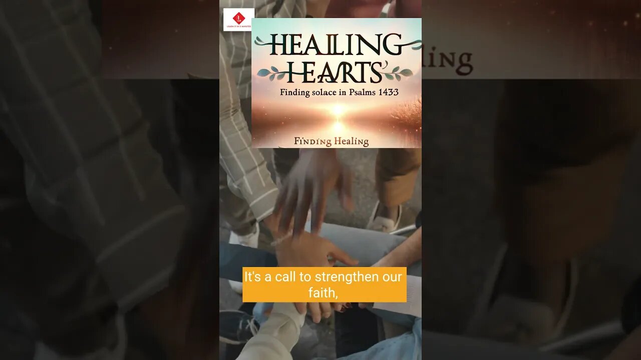 Healing Hearts: Finding Solace in Psalms 147:3 | Faith & Hope #shorts