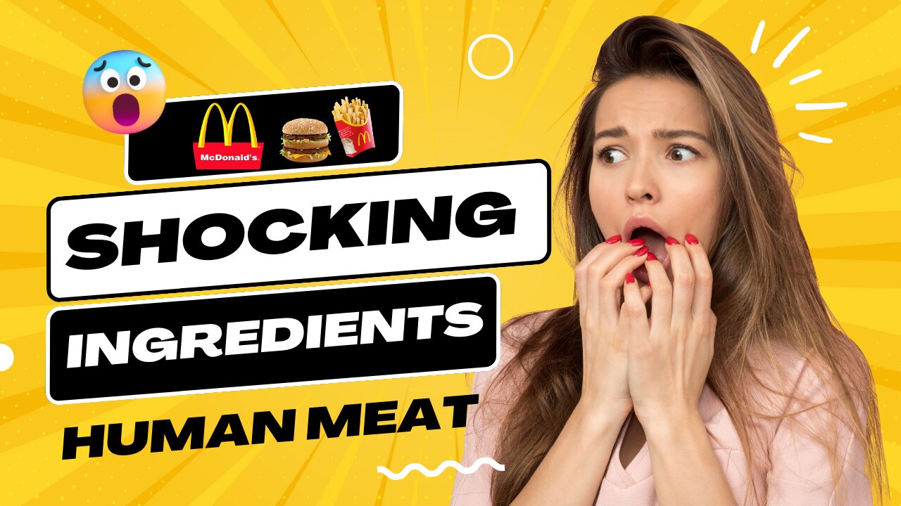 PAY ATTENTION McDonalds HUMAN MEAT ADRENOCHROME HARVESTING and PEDO CRIMES by ZIONISTS