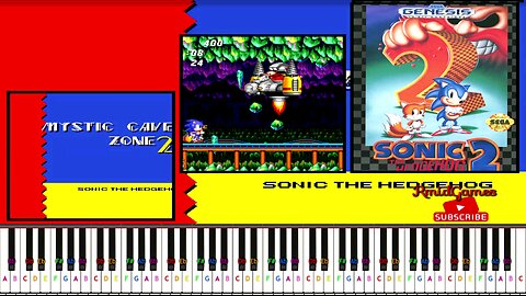 Sonic The Hedgehog 2 - Mystic Cave 2 Player Piano MIDI