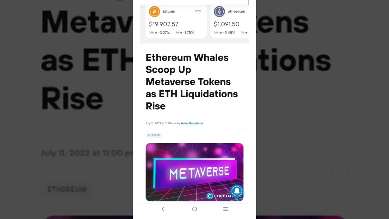 Ethereum Liquidations Rise #cryptomash #cryptomashnews #cryptonews #viralvideo2022 #ytshorts