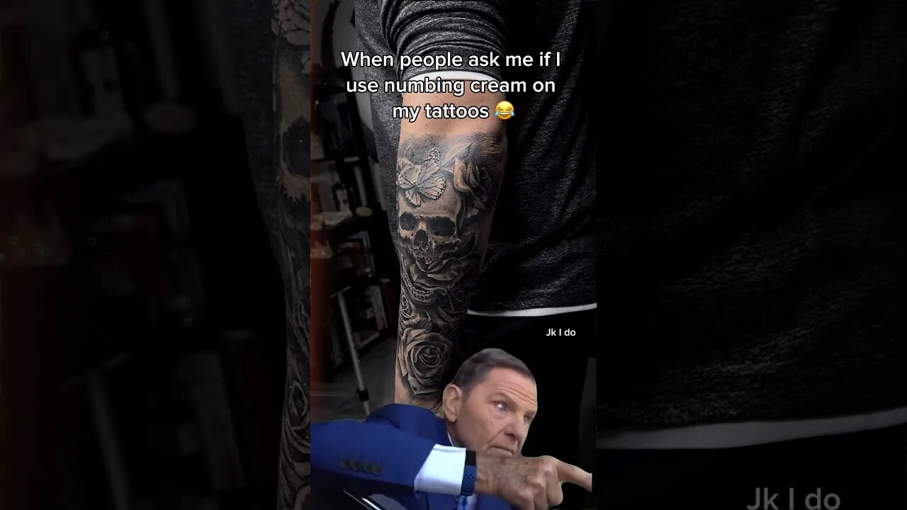 My skin is sensitive 😠I swear! #tattooartist #tattoolover #tattoo #tattooart #skull #tatuajes