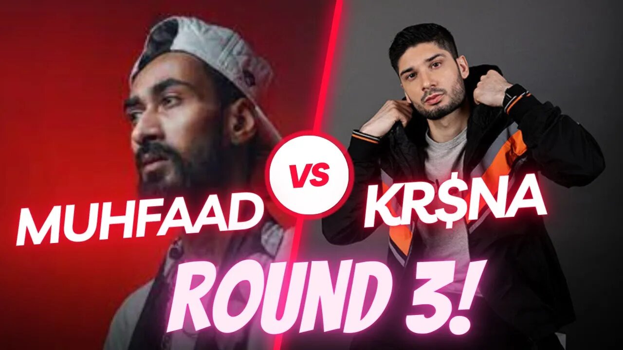 KR$NA VS MUHFAAD ROUND 3 | Muhfaad - Moksh (REACTION)