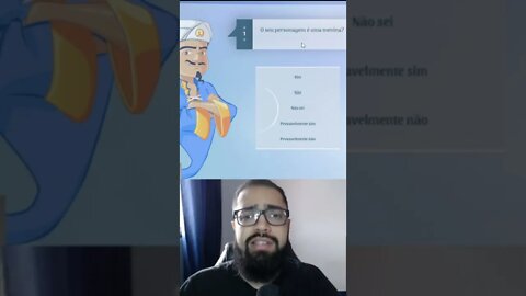 Eu acho que o Akinator me ouve então não vou falar o nome do personagem #shorts