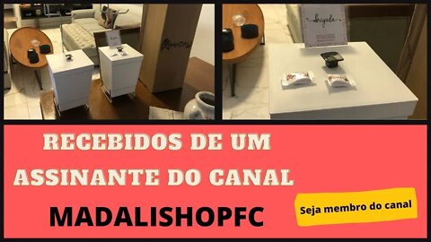 Inbox da Madali Shop, com direito a cartinha e balas de brinde!