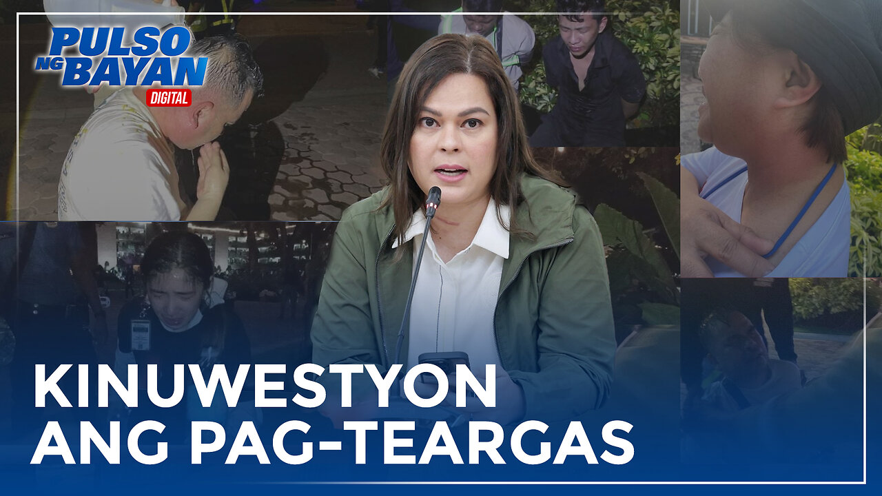 VP Sara, pag-tear gas sa mga tao sa KOJC para lang sa paghahanap ng isang tao