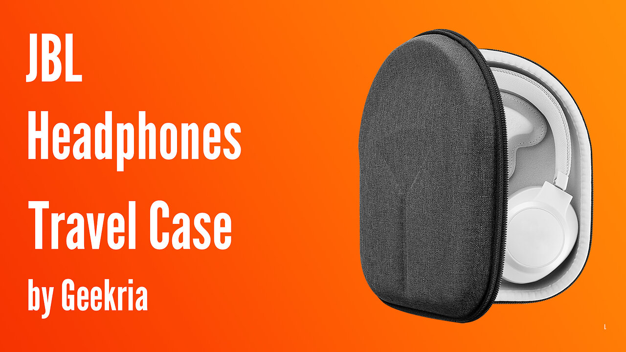 JBL Over-Ear Headphones Travel Case, Hard Shell Headset Carrying Case | Geekria