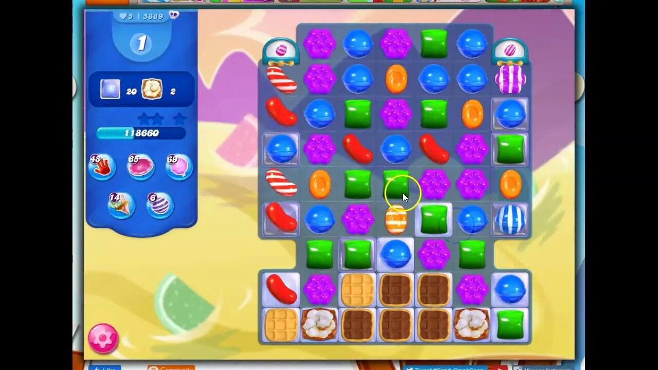 Candy Crush Level 5889 Audio Talkthrough