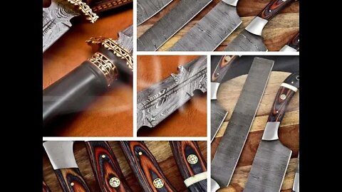 Custom Handmade Kitchen Knives #shorts