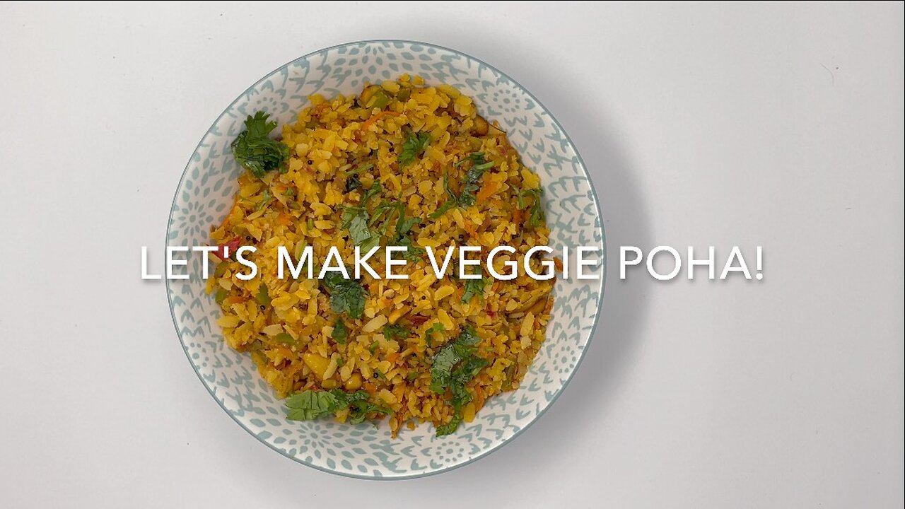 Veggie Poha/Aval Recipe | Breakfast Ideas 🥙🍛😋