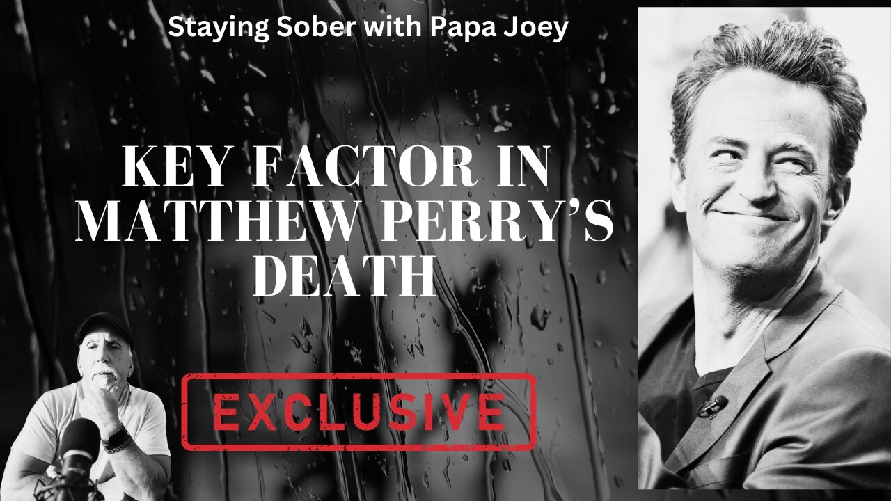 One of the Key Factors in the Death of Matthew Perry. The Cold Hard Truth!