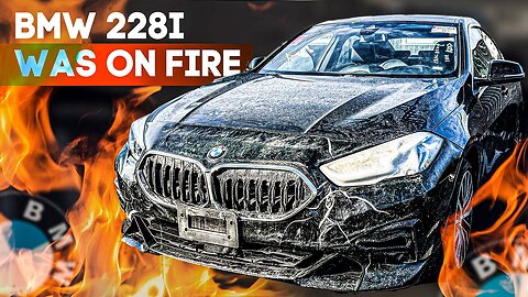 I BOUGHT A CHEAP FIRE DAMAGE 2021 BMW 228i SIGHT UNSEEN AUCTION REBUILT