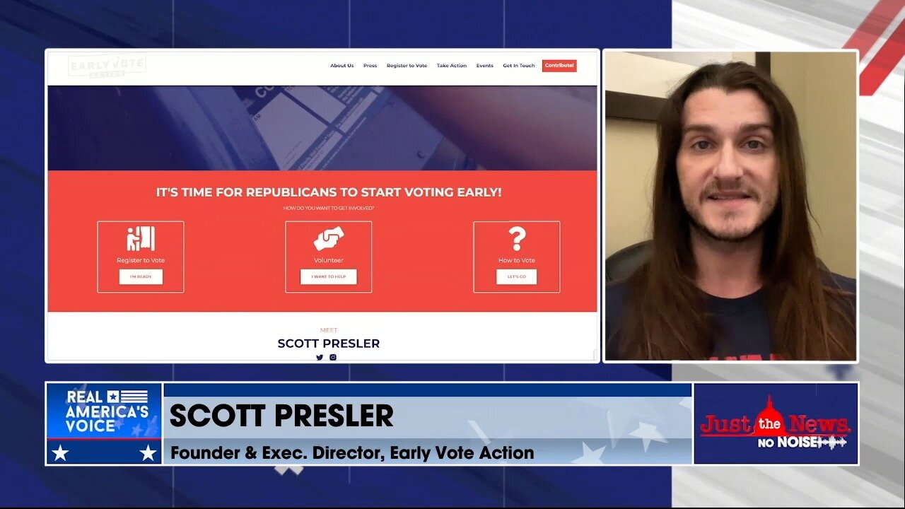 Scott Presler emphasizes the importance of early voting for Republicans