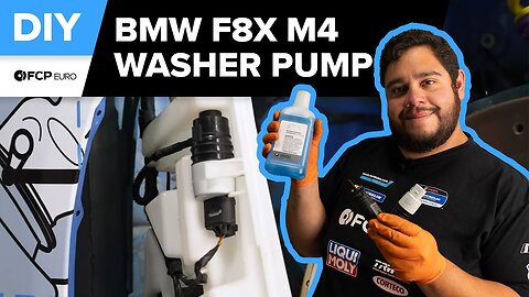 BMW F82 M4 Windshield Washer Pump Replacement DIY (2015-2021 BMW F80 M3, F83 M4, F87 M2)