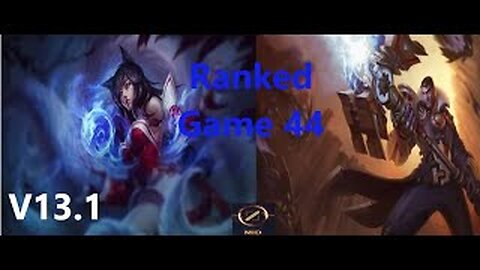 Ranked Game 44 Ahri Vs Jayce Mid League Of Legends V13.1