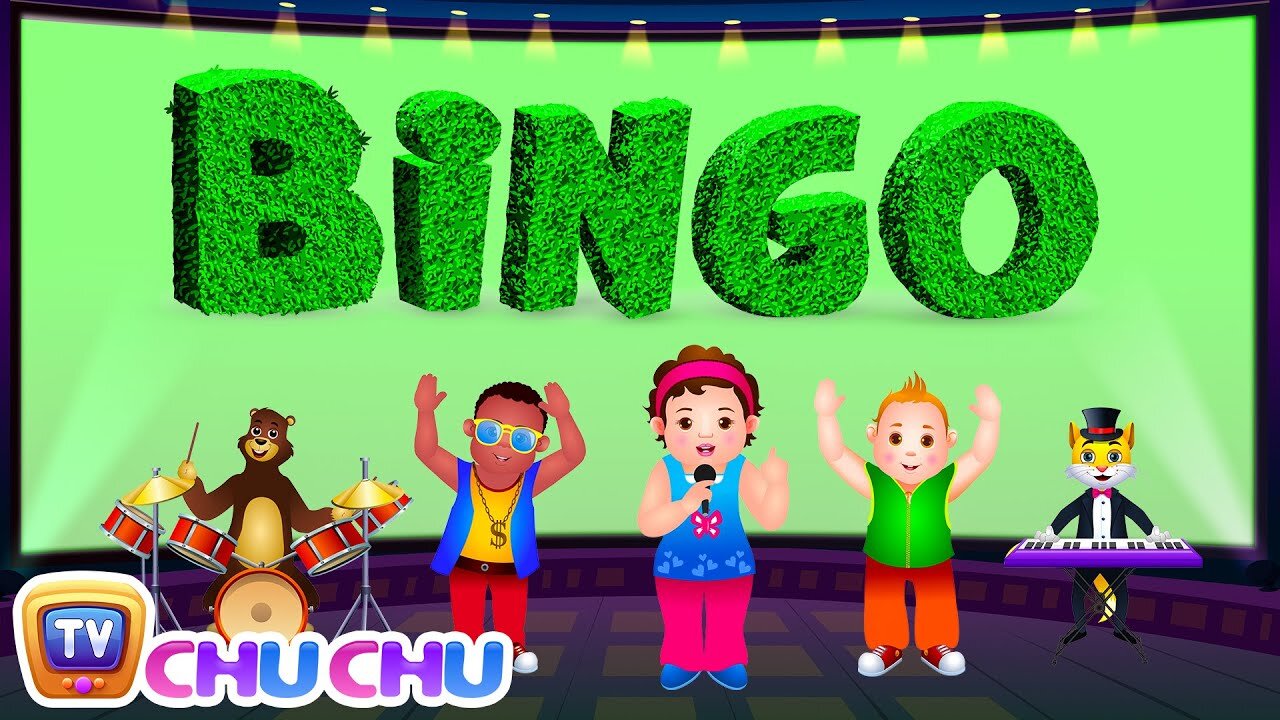 Bingo Dog Song_Nursery Rhymes Karaoke Song For