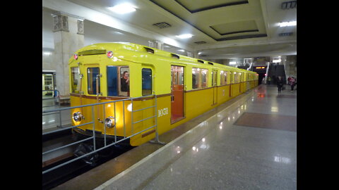 Retro subway cars