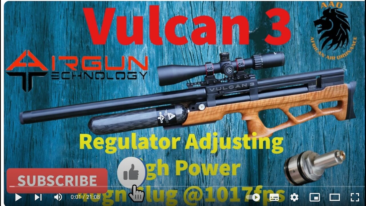 Vulcan 3 Adjusting Regulator to shoot 40 gn slugs over 1000fps