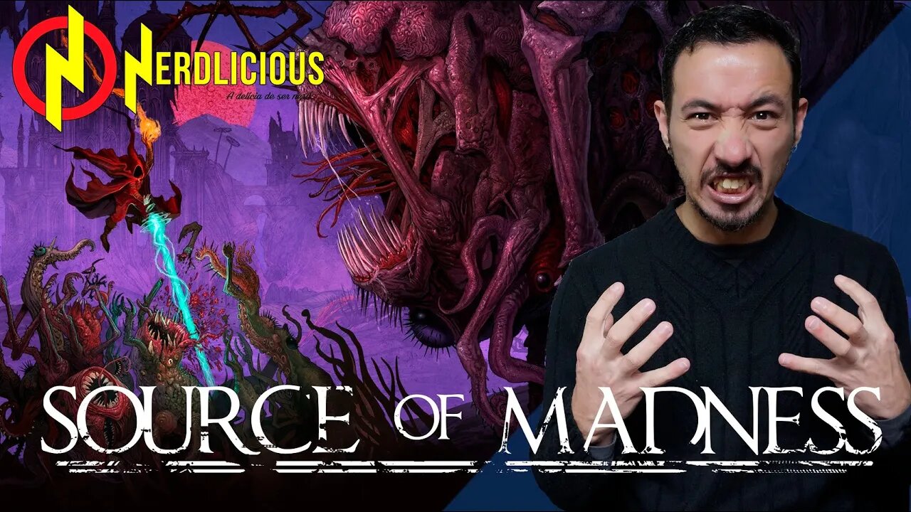 🎮 GAMEPLAY! Um jogo que provoca pesadelos, analisei o sombrio SOURCE OF MADNESS!