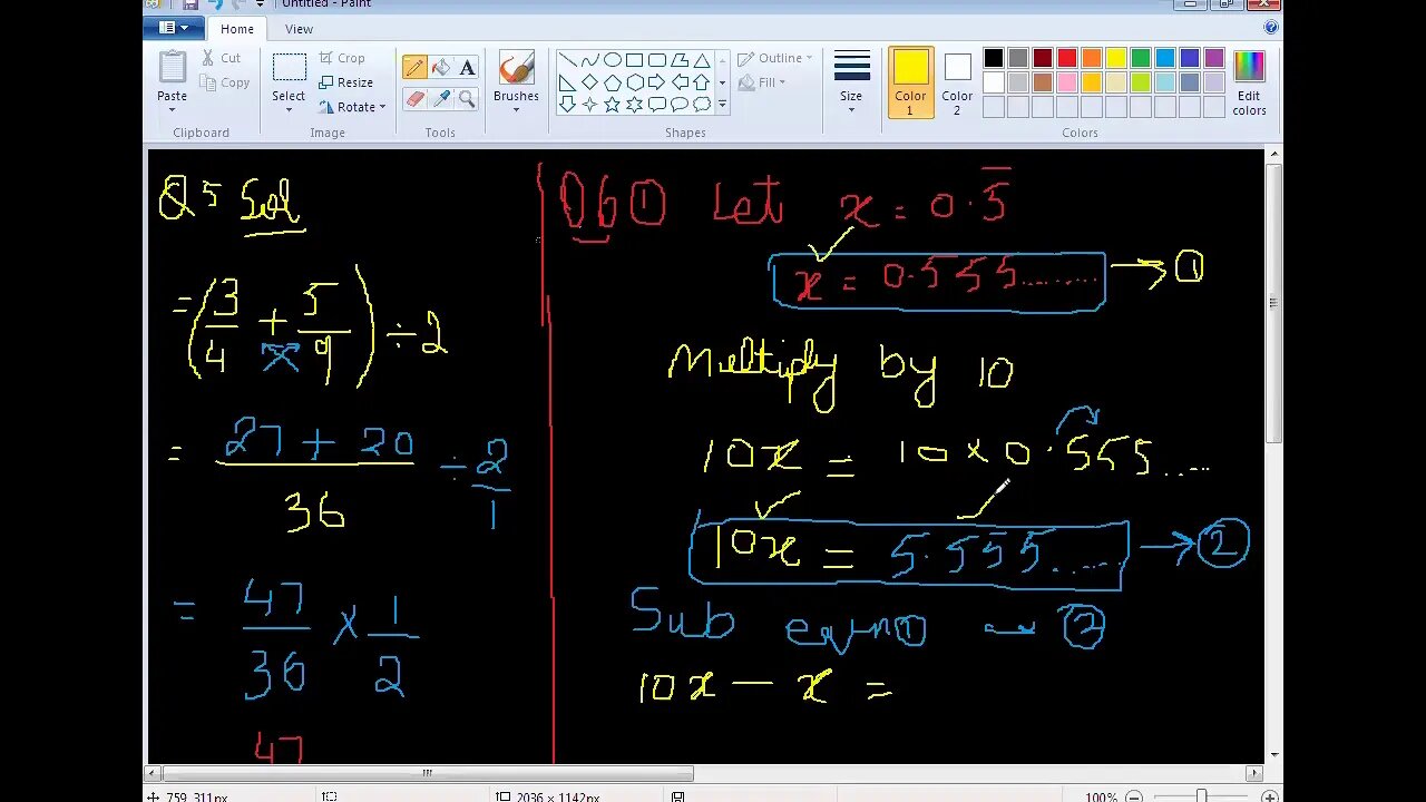 8th math ex 2 1 Q 5,6