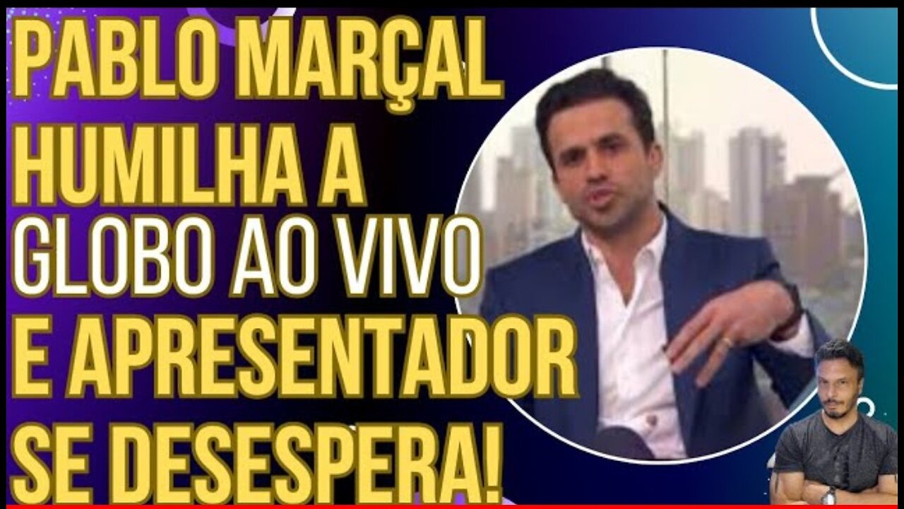 SENSACIONAL: Pablo Marçal humilha a GLOBOLIXO no seu jornal ao vivo e apresentador se desespera!