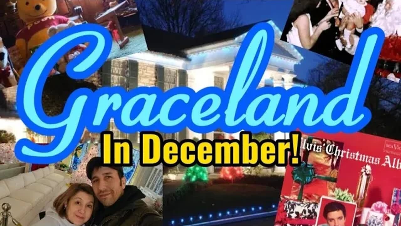 A.M. VINTAGE tours Graceland the day after NBC's Xmas at Graceland Special. #elvis #rileykeough