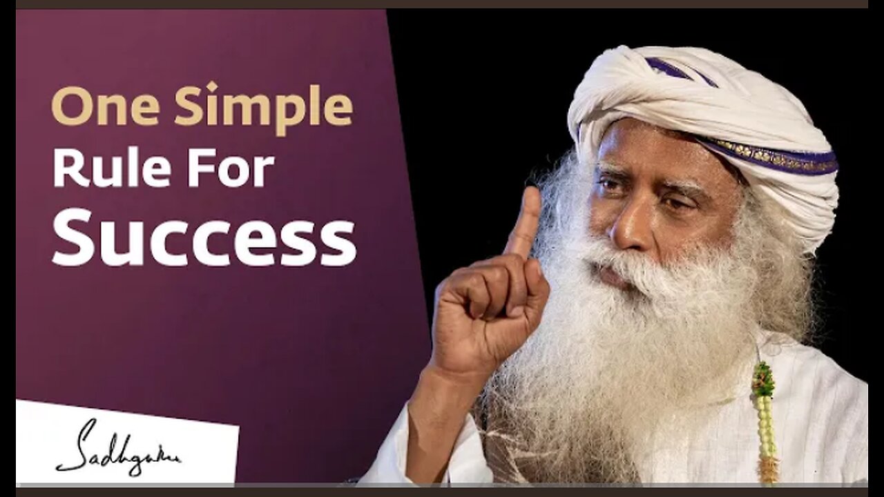 HOW TO BE REALLY SUCCESSFUL #sadguru #sadguruhindi #sadguruspeech