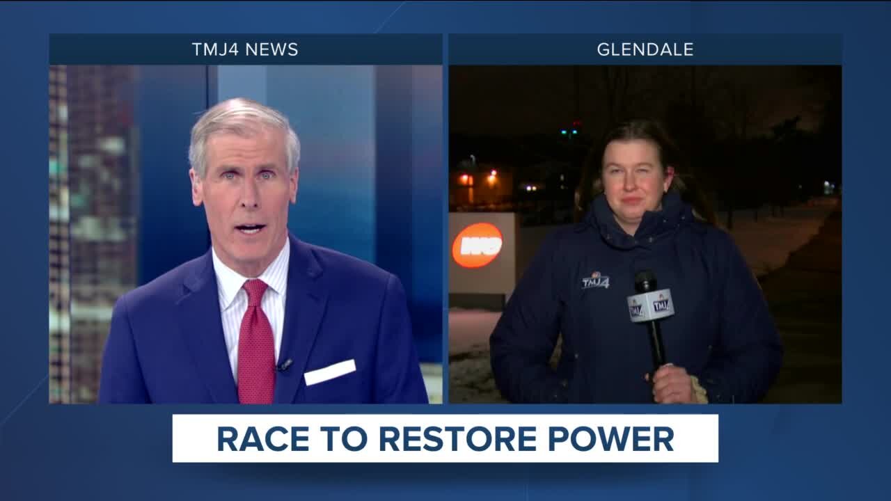 Thousands still without power: Sarah McGrew reports