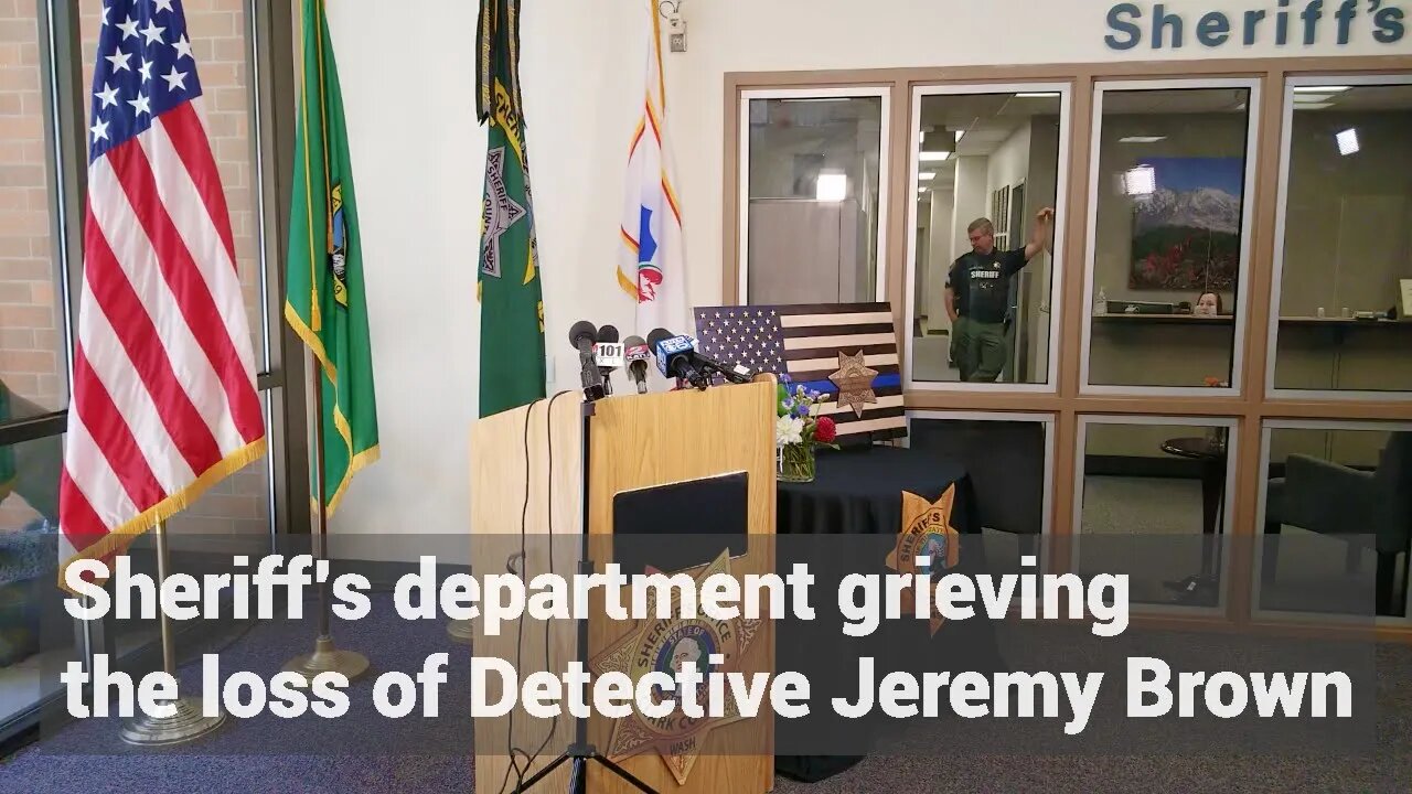 Clark County Sheriff’s Office grieving the loss of Detective Jeremy Brown