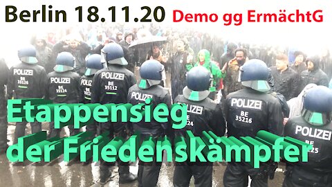 Berlin 18.11.2020 – Demo gegen das Ermächtigungsgesetz