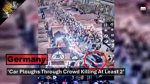 'Car Ploughs Into Crowd In Magdeburg, Germany' (subtitles)