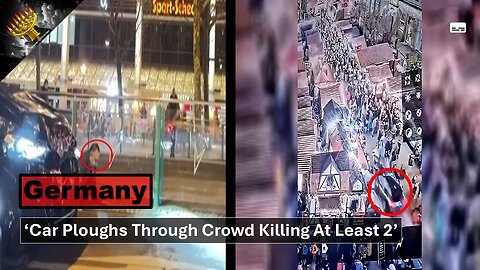 'Car Ploughs Into Crowd In Magdeburg, Germany' (subtitles)